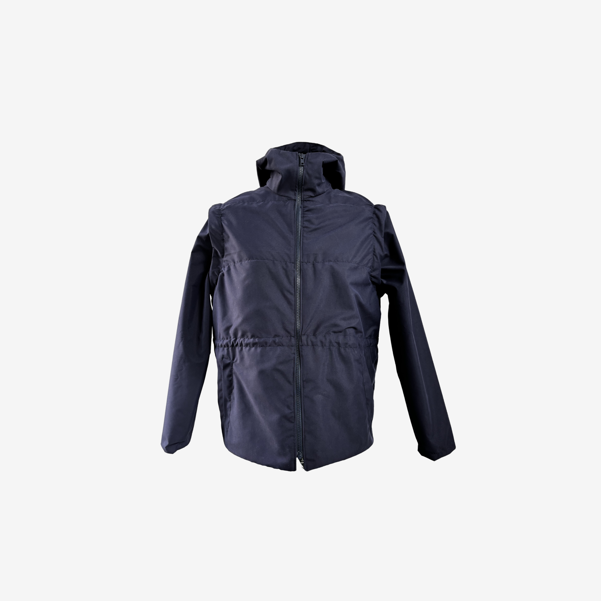 FlyOn Weekend genderless travel jacket, back view